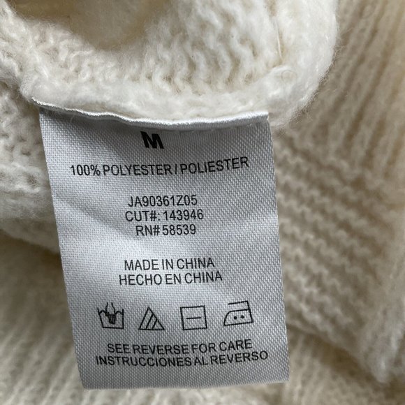 Xtraordinary 2 Piece Long Sleeve Turtle Neck Chunky Knit Sweater & Skirt… - Picture 9 of 16